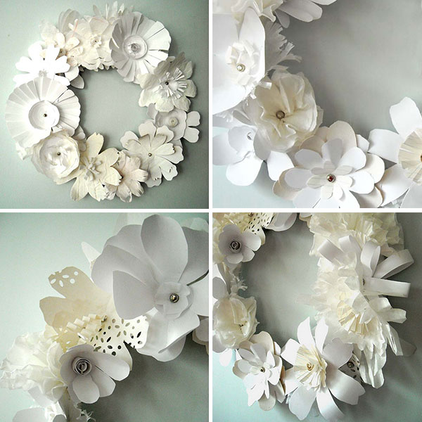 {work of art : paper flowers for bright february days}