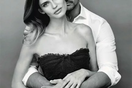 {fashion editorial : bianca balti & david gandy by giovanni castel for amica}