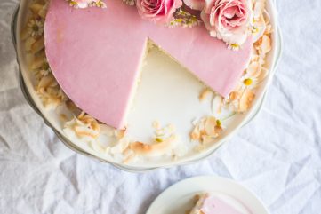 Recipe: Lemon Haupia Hibiscus Cake