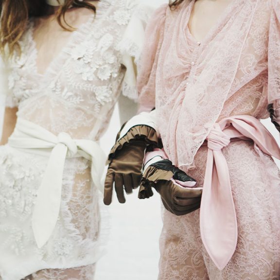 Places: Backstage at 2016 Ready-to-Wear — Dennis Basso, Michael Kors, Rodarte & Calvin Klein