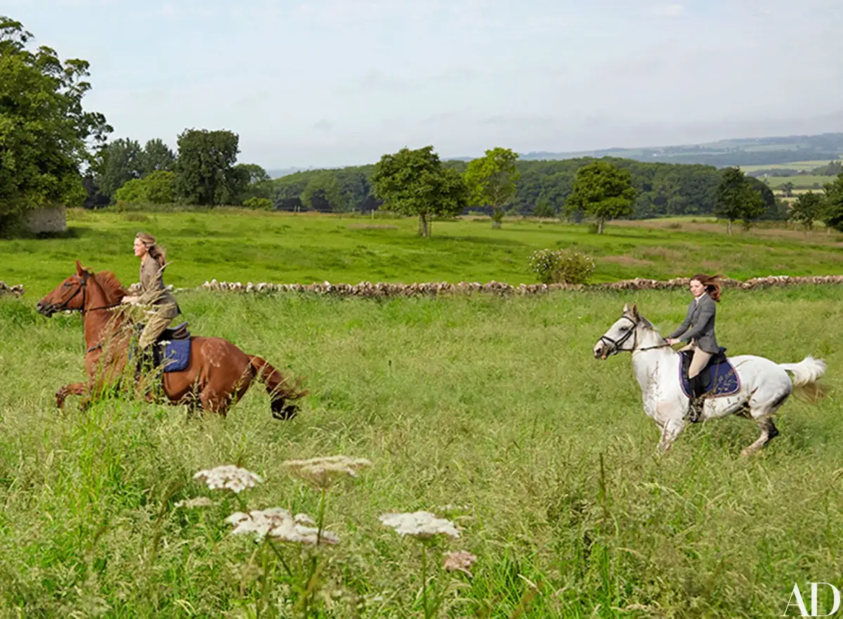 At Home With: Amanda Brooks, The Cotswolds, English Countryside 