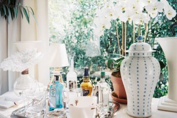 Holiday Inspiration | Christmas Cocktails & Glamorous Bar Carts
