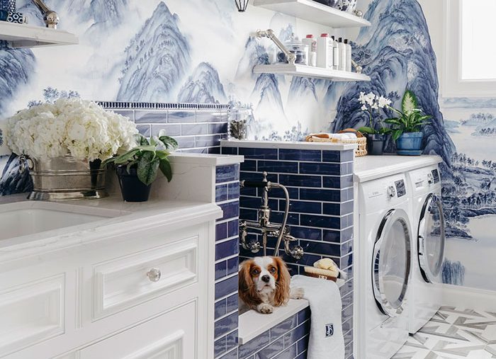 Décor Inspiration: The Chicest Laundry Room Ever