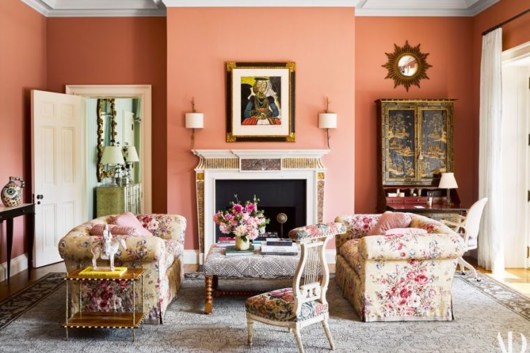 Décor: A Stunning Pink Stucco Southampton Estate by Bunny Williams & Co.