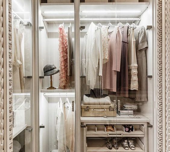 From Pinterest | Storage Inspiration: 6 Beautiful Dressing Rooms