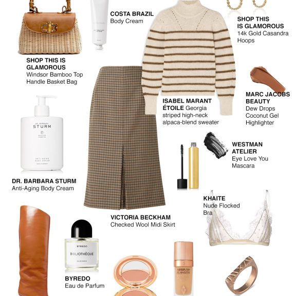 Style File | Shopping: Stripes & Checks and Tall Leather Boots
