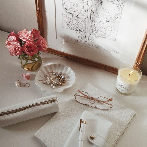 At The Shop: Romantic Baroque Pearls, Chic Art Prints, Leather Notebooks & Travel Cases