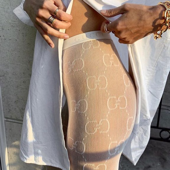 Style File | Mini Trend: Gucci Tights in Black or White