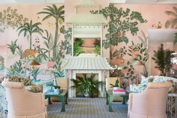 In Design | Decor Inspiration: de Gournay at the Colony Hotel, Palm Beach