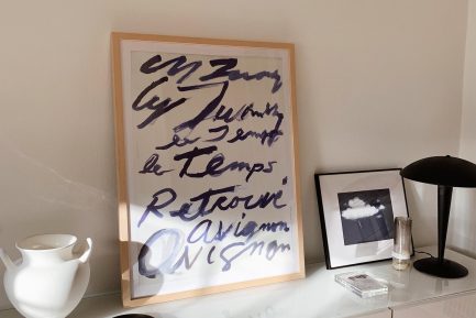 Displaying Art at Home: Leaning Instead of Hanging