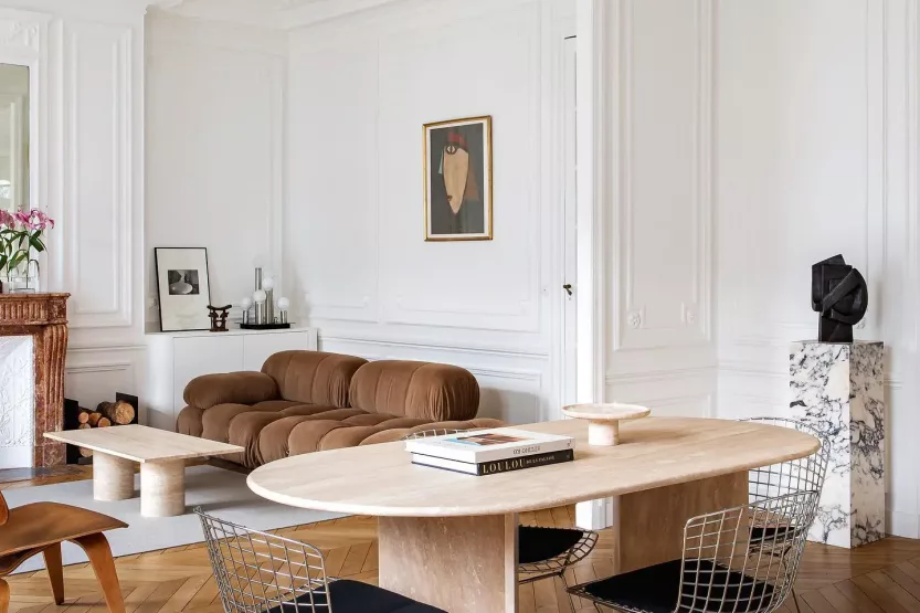 Décor Inspiration: More Warm Minimalism (& a little Ornate Austerity)