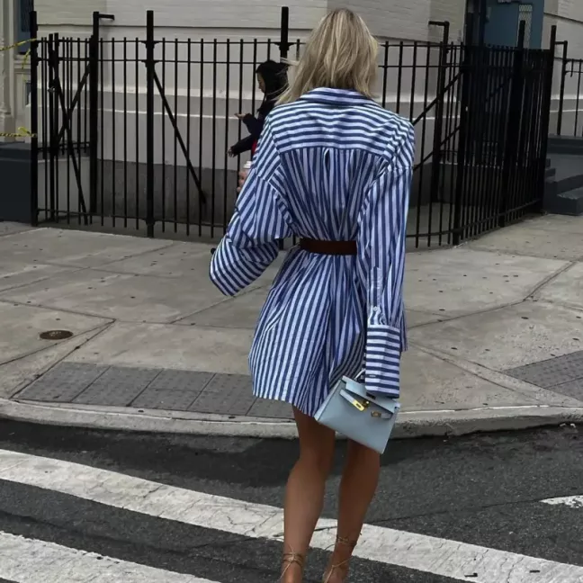 Mini Trend: Blue Shirts & Striped Blue Shirts
